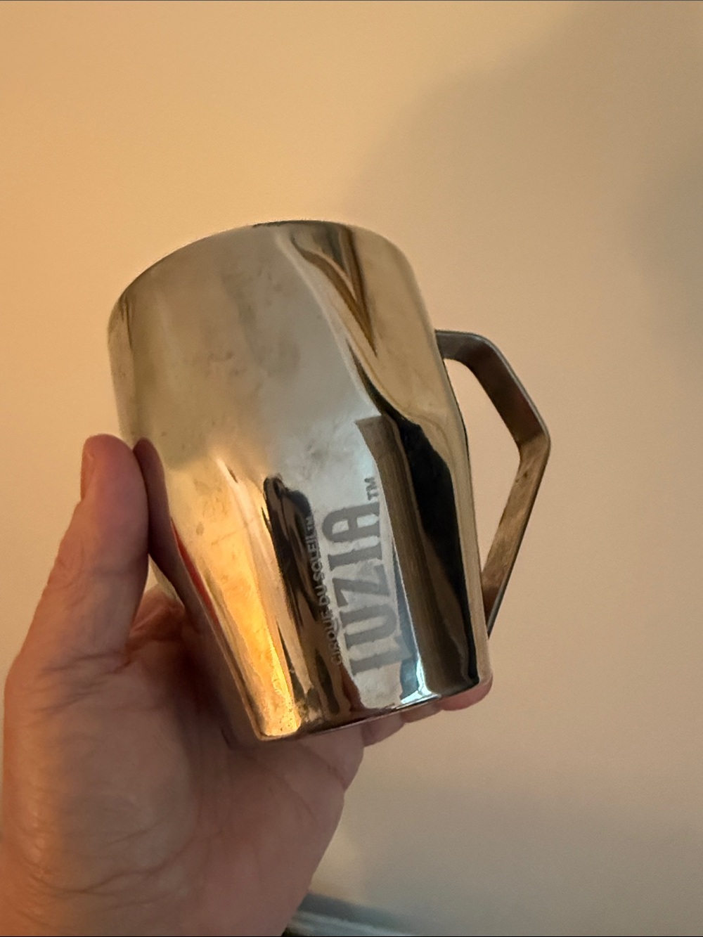 Cirque du Soleil ‘Luzia’ Stainless Steel Silver Insulated Mug with Handle